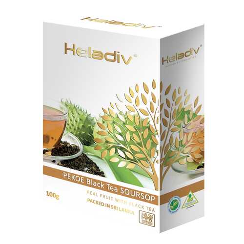 Чай черный листовой Heladiv soursop black tea 100 г в Перекресток
