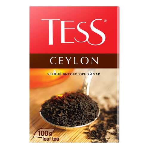 Чай черный листовой Tess Ceylon 100 г в Перекресток