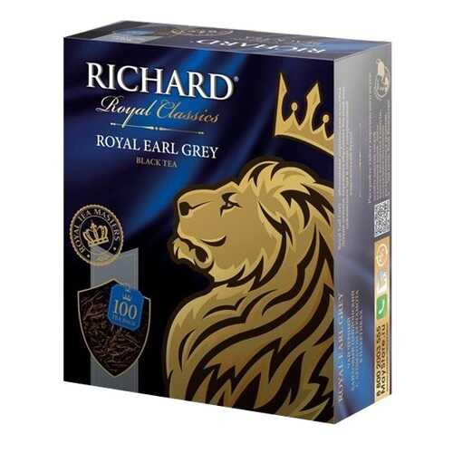 Чай черный Richard royal earl grey 100 пакетиков в Перекресток