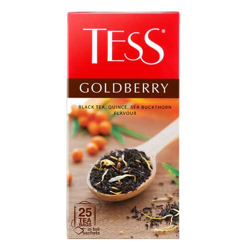 Чай черный Tess Goldberry 25 пакетиков в Перекресток