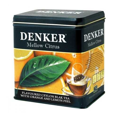 Чай Denker Mellow Citrus черный с добавками 25 пирамидок в Перекресток