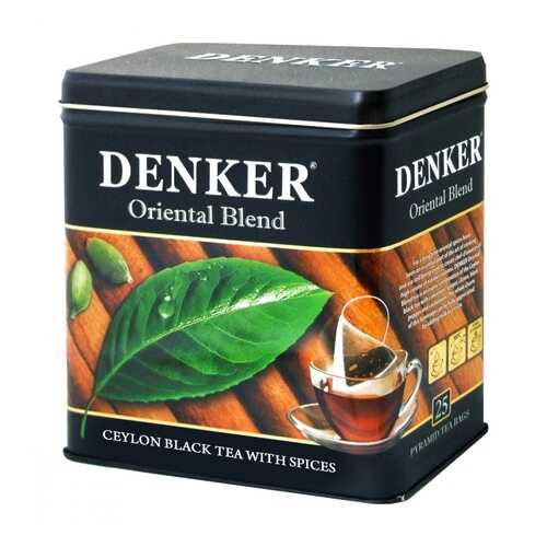 Чай Denker Oriental Blend черный с добавками 25 пирамидок в Перекресток