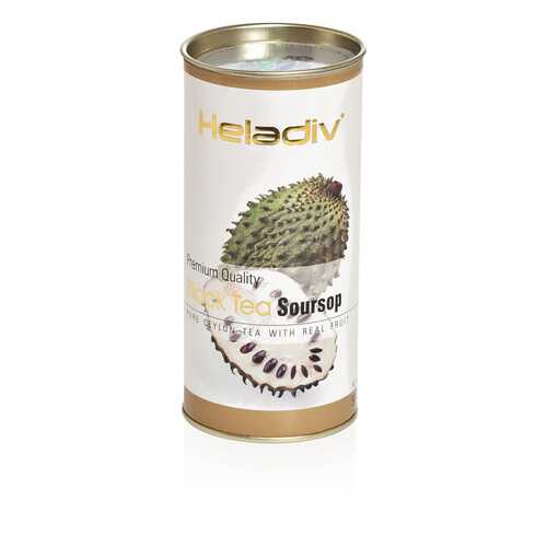 Чай Heladiv черный листовой BLACK SOURSOP (черный с соу-сэпом) в тубе 100 г в Перекресток