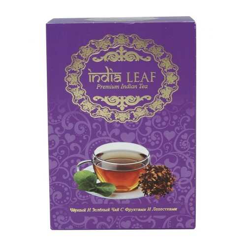 Чай India leaf Микс, микс черного и зеленого чая с добавками, 100 гр в Перекресток