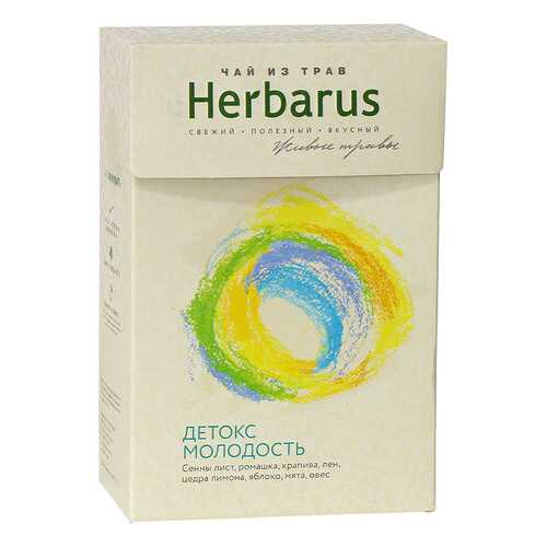Чай из трав Herbarus листовой детокс молодость 50 г в Перекресток