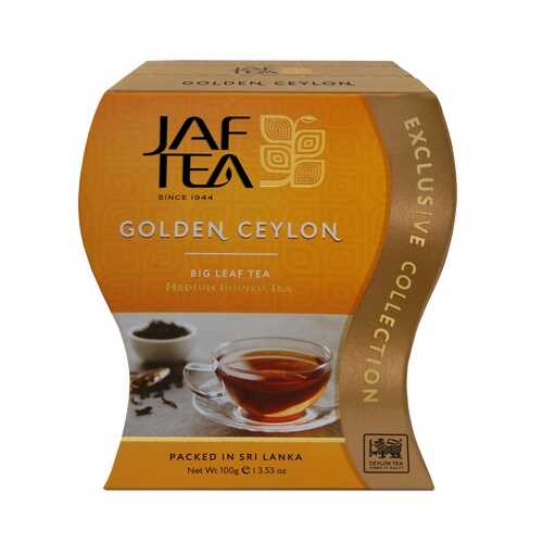 Чай Jaf Tea Golden Ceylon черный листовой ОРА 100 г в Перекресток