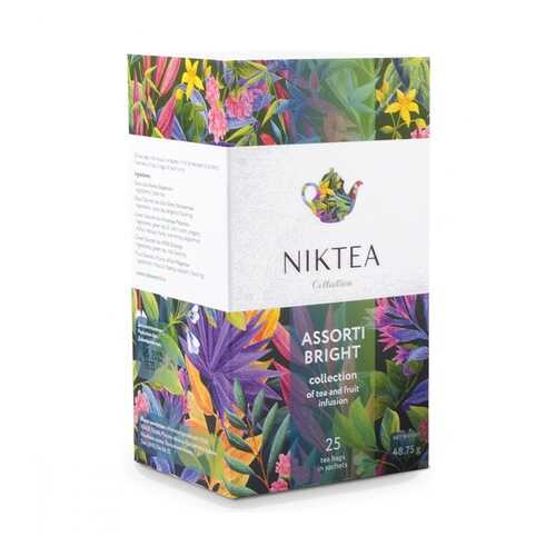 Чай Niktea Assorti Bright ассорти 25 пакетиков в Перекресток