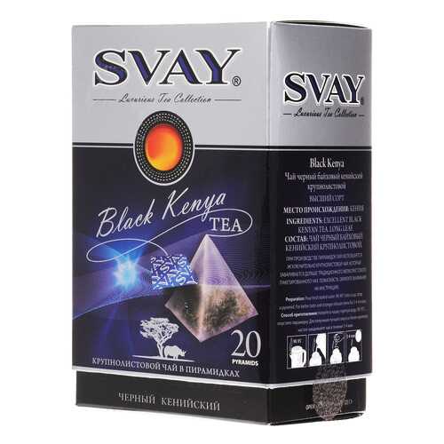 Чай Svay black Kenya кенийский черный 20 пакетиков в Перекресток