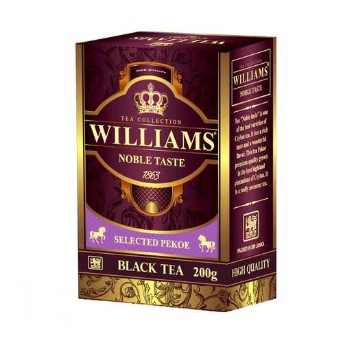 Чай Williams Noble Taste черный 200 г в Перекресток