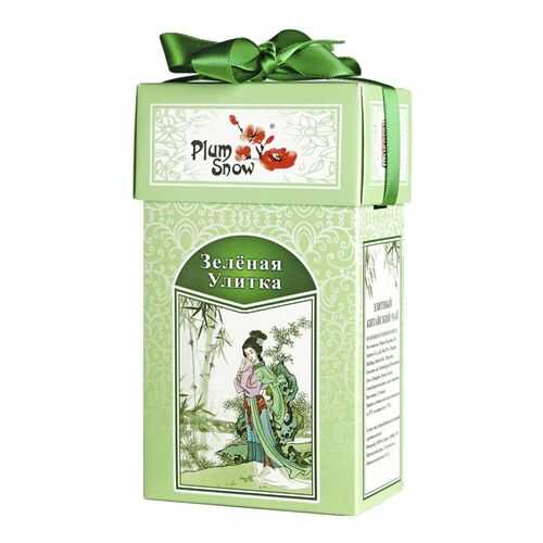 Чай зеленый Plum Snow зеленая улитка 100 г в Перекресток