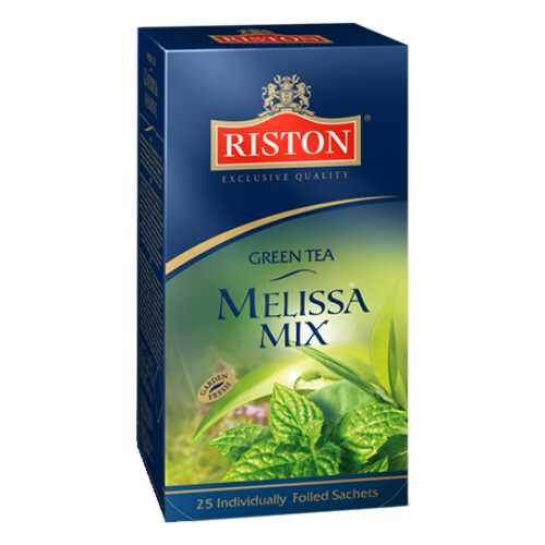 Чай зеленый Riston мелисса 25 пакетиков в Перекресток