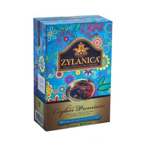 Чай Zylanica Ceylon Premium Forest Berries черный байховый с лесными ягодами 100 г в Перекресток