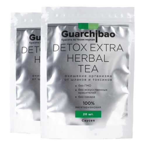 GUARCHIBAO DETOX EXTRA HERBAL TEA набор из 2 упаковок чая для детокса Саусеп в Перекресток