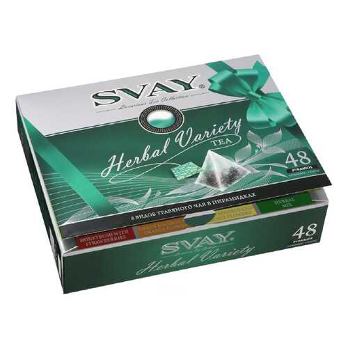 Подарочный набор Svay herbal variety 8 видов травянного чая 48 пакетиков в Перекресток