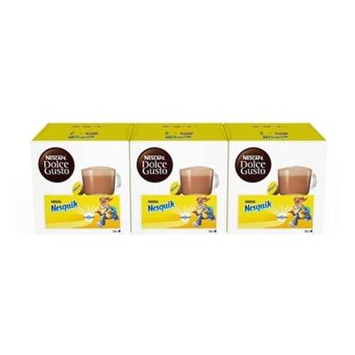 Смесь сухая Nescafe Dolce Gusto Nesquik 3 штуки по 256 г в Перекресток