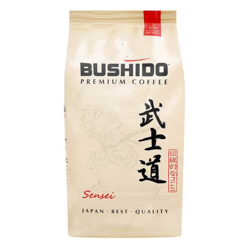 Кофе черный в зернах Bushido Sensei Арабика Премиум 227 г в Перекресток