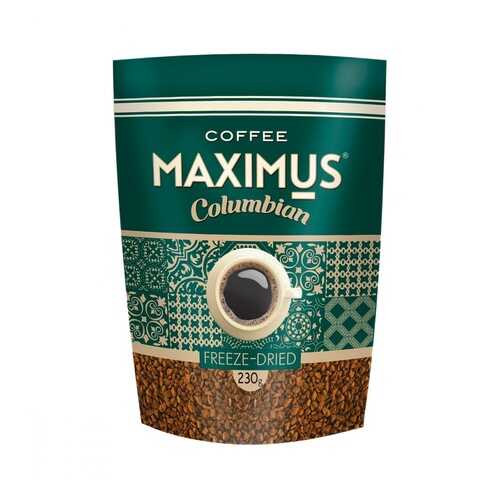 Кофе Maximus Columbian растворимый 230 г в Перекресток