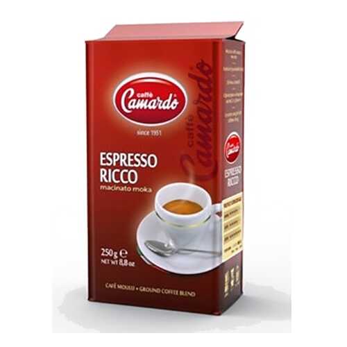 Кофе молотый Camardo Espresso Ricco 250 г в Перекресток