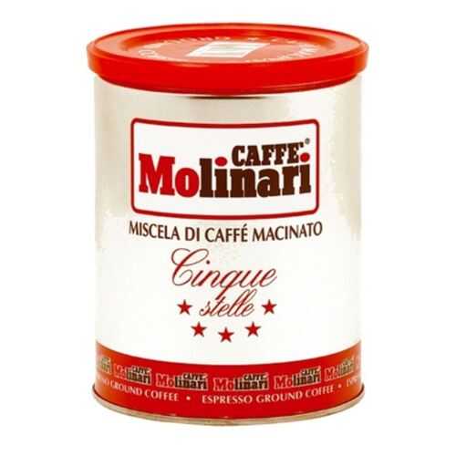 Кофе молотый Molinari 5 звезд 250 г в Перекресток