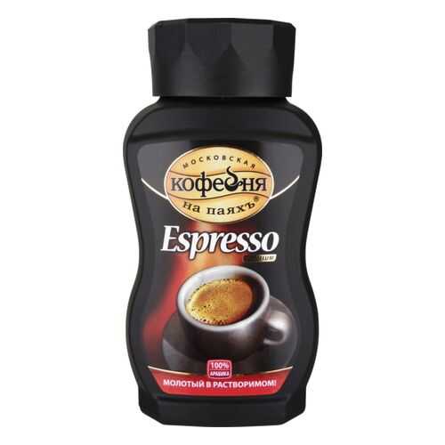 Кофе молотый в растворимом Московская кофейня на паяхъ espresso 95 г в Перекресток