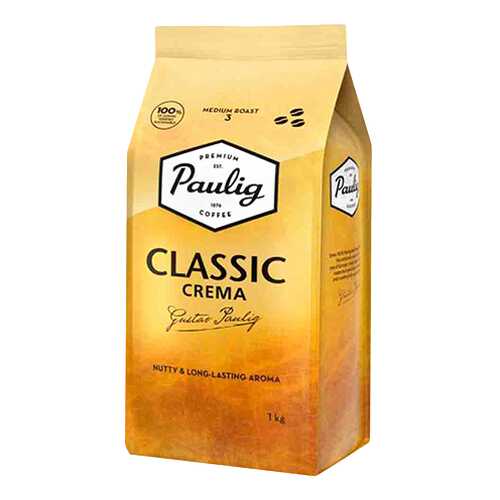 Кофе Paulig Classic Crema в зернах 1 кг в Перекресток