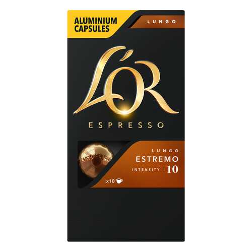Кофе в алюминиевых капсулах L'OR Espresso Lungo Estremo 10 шт в Перекресток