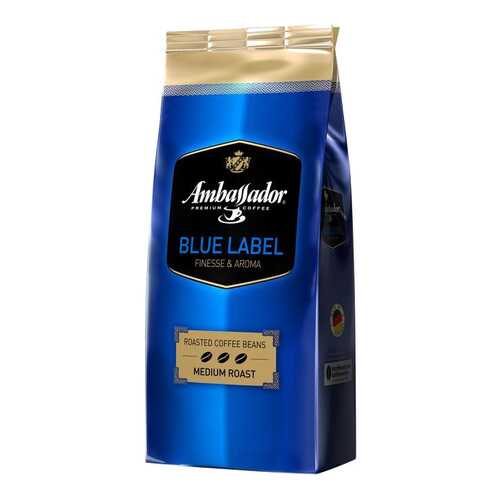 Кофе в зернах Ambassador blue label 1 кг в Перекресток