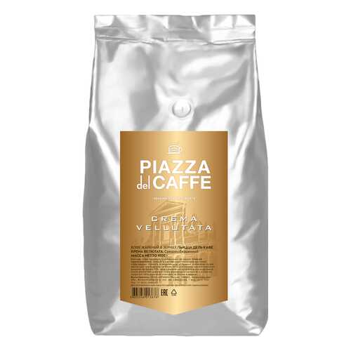 Кофе в зернах Piazza del Caffe Crema Vellutata 1 кг в Перекресток
