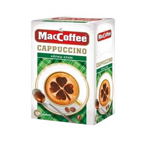 Кофейный напиток растворимый MacCoffee капучино айриш крим 3в1 12.5 г 10 штук в Перекресток