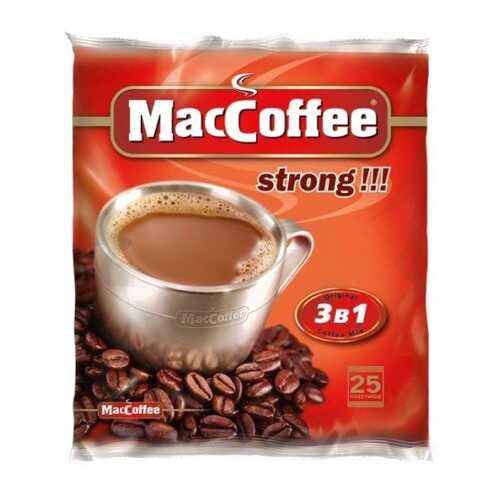 Кофейный напиток растворимый MacCoffee strong 3в1 50 г 16 штук в Перекресток