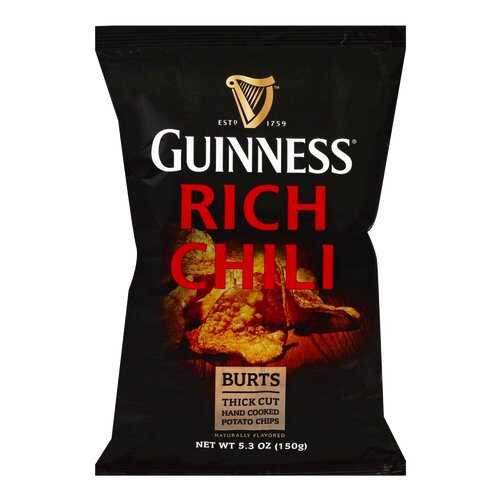 Чипсы картофельные GUINNESS Рич чили 150 г в Перекресток