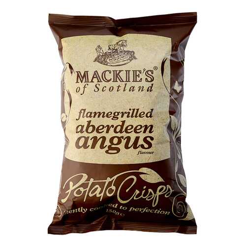 Чипсы картофельные Mackie's с говядиной абердин-ангус на гриле 150 г в Перекресток
