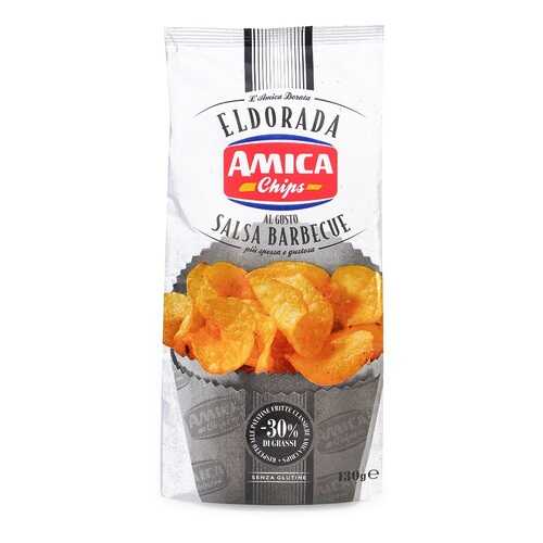 Чипсы картофельные с соусом барбекю обезжиренные, Eldorada Amica Chips, 130 г, Италия в Перекресток