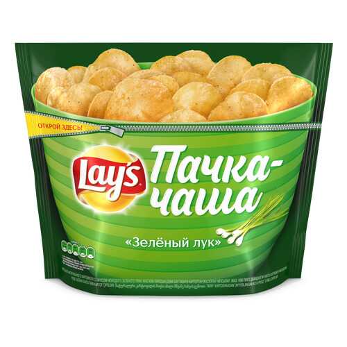 Картофельные чипсы Lay's зеленый лук 240 г в Перекресток