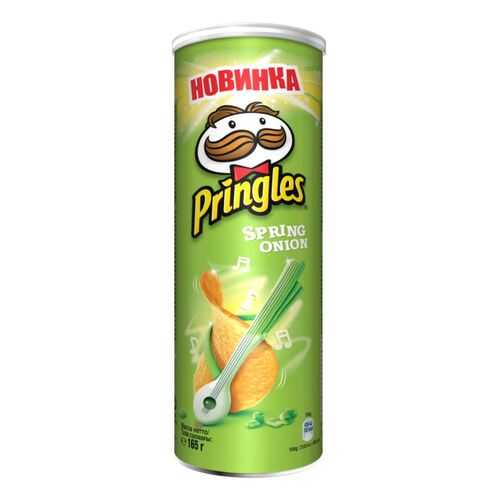 Картофельные чипсы Pringles зеленый лук 165 г в Перекресток