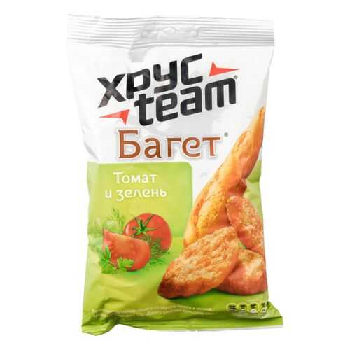 Сухарики Хрусteam багет томат и зелень 60 г в Перекресток