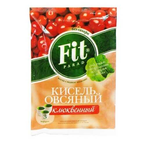 Кисель овсяный Fit Parad клюквенный 50 г в Перекресток