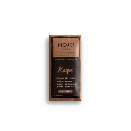 Горький шоколад 72% Mojo Cacao с шоколадно-ореховой пасто со вкусом кофе в Перекресток