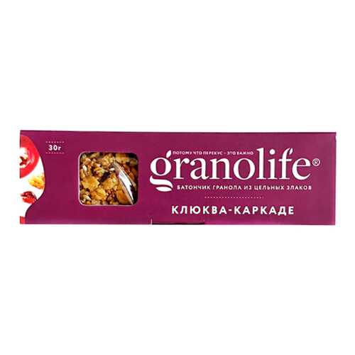 Батончик-гранола Granolife клюква-каркаде в Перекресток