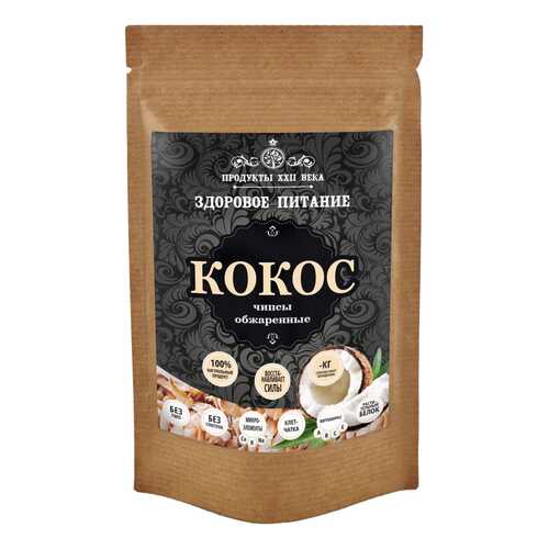 Кокосовые чипсы Продукты XXII века обжаренные 100 г в Перекресток