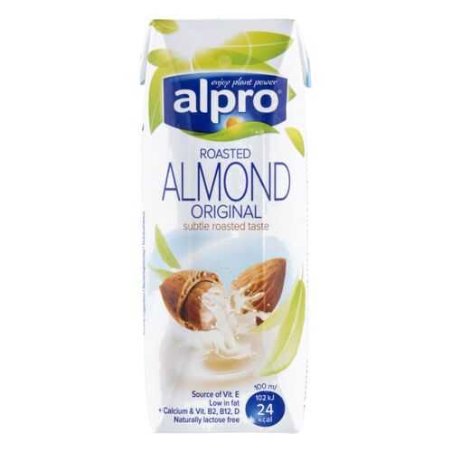 Напиток миндальный Alpro обогащенный кальцием и витаминами 250 мл в Перекресток