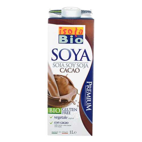 Напиток соевый Isola bio с какао без глютена 1 л в Перекресток