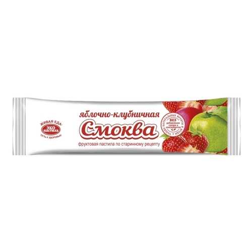 Пастила Смоква фруктовая яблочно-клубничная 30 г в Перекресток