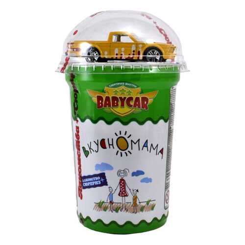 Кукурузные шарики в глазури Вкусномама Babycar с игрушкой 30 г в Перекресток