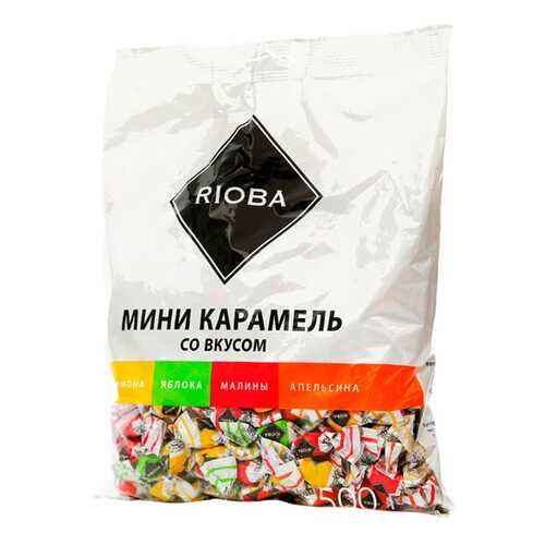 Карамель Rioba леденцовая мини ассорти 500 г в Перекресток