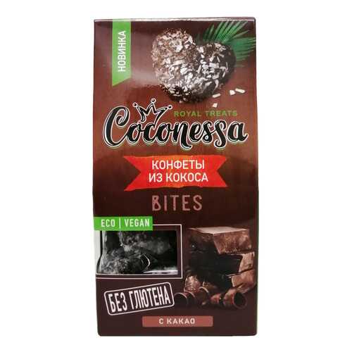Конфеты кокосовые Coconessa какао 90 г в Перекресток