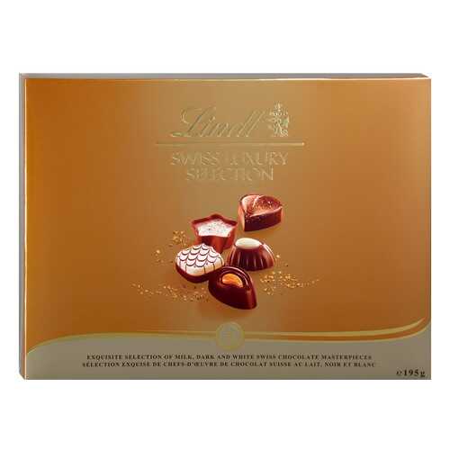Набор шоколадных конфет Lindt Swiss Luxury ассорти 195 г в Перекресток