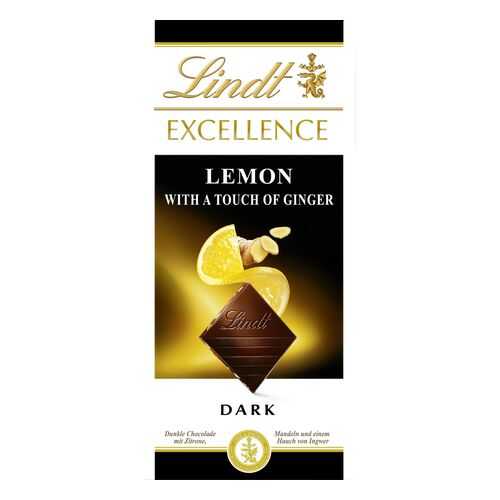 Шоколад Lindt экселленс лимон и имбирь темный 100 г в Перекресток