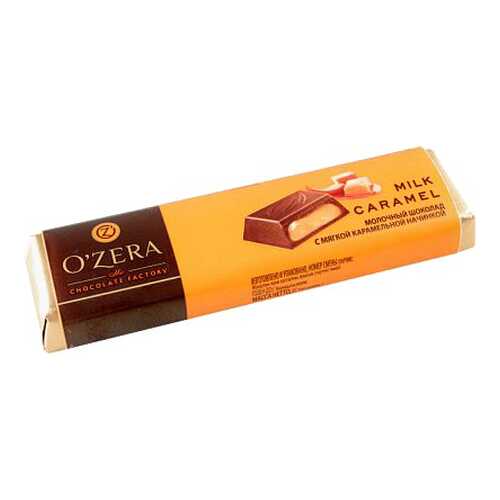 Шоколад молочный O'Zera milk caramel с мягкой карамельной начинкой 50 г в Перекресток
