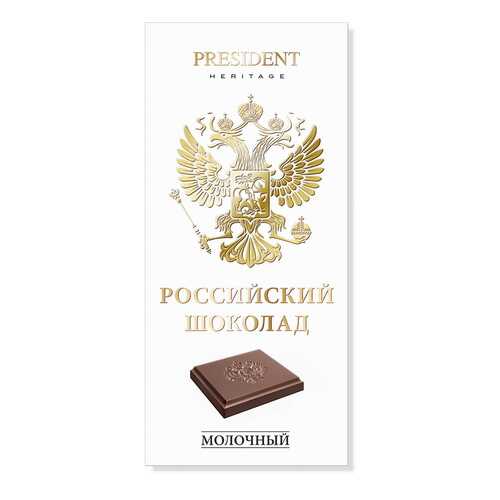 Шоколад молочный Presidebt Heritage Российский в Перекресток